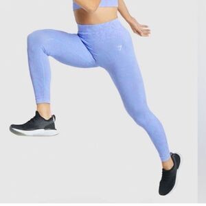 Gymshark Purple Blue High Rise Adapt Animal Seamless Leggings Size XS
